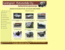 Tablet Screenshot of leningradautomobile.com